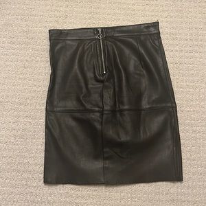 Black Vero Moda leather skirt